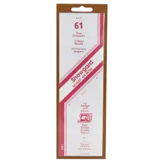 Showgard Mounts - 215mm Strips (Clear) - 61x215mm