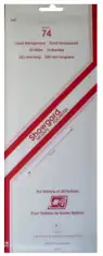 Showgard Mounts - 240mm Strips (Clear) - 74x240mm