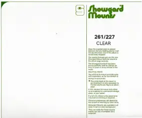 261/227 Showgard Mounts for Souvenir Sheets (Clear)