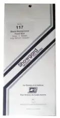 117 Showgard Strips Accomodation Range 264mm (Black)
