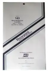 143 Showgard Strips Accomodation Range 264mm (Black)