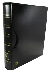 Grande Classic 3 Ring Certified Coin Slab Album with Slip Case (4 Pages) Black