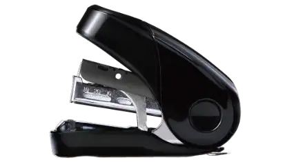 Flat Clinch Stapler- Mini (Black)