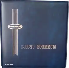 Deluxe Mint Sheet Binder Only (Blue)