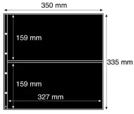 Maximum Pages, Plastic Pockets for New Post Cards - MAX2S