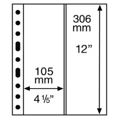 2 Vertical Pocket Grande Pages, Clear