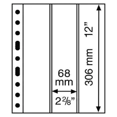 3 Vertical Grande Pages, Clear