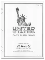 Plate Block Album Pages Vol. A (1901-1963)