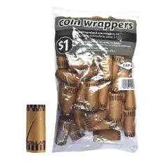 36 Preformed Small Dollar Coin Wrappers