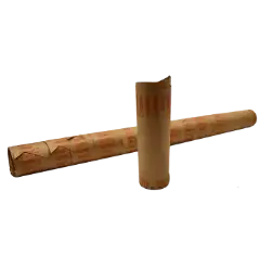Nested Preformed Quarter Tube Coin Wrappers