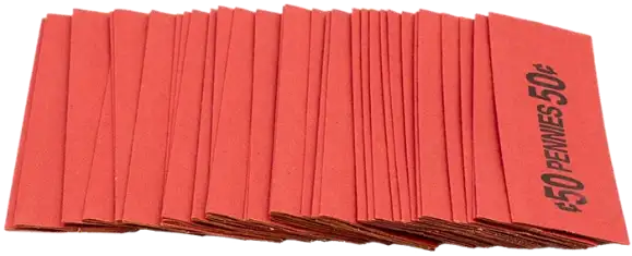 Flat Penny Coin Wrappers