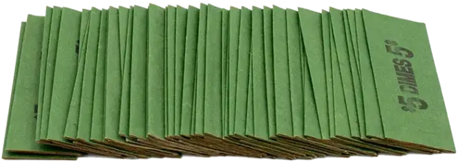 Flat Dime Coin Wrappers