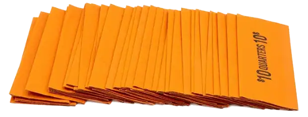 Flat Quarter Coin Wrappers