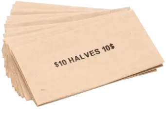 Flat Half Dollar Coin Wrappers