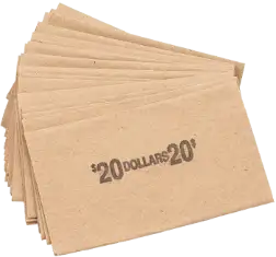 Flat Large Dollar Coin Wrappers