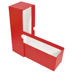 Single Row Slab or Crown Box - 8.25" - Red