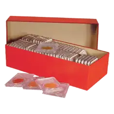 Double Row Slab Box - 12" - Red