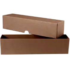 Color Coded 2x2 Coin Boxes - 8.5" - Brown