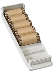 Small Dollar Interlocking Coin Roll Trays