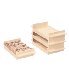 Half Dollar Interlocking Coin Roll Trays