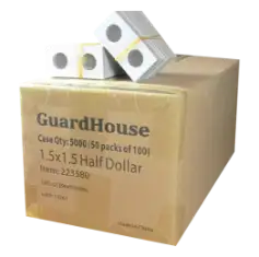 Guardhouse 1.5x1.5 Half Dollar - 100/Bundle