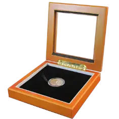 Guardhouse 5x5 Glass-top Wood Display Box - Holds Small Sized Capsule