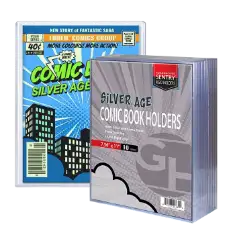 Silver Comic Book Sentry Holders - 7.56" x 11" x 5mm
