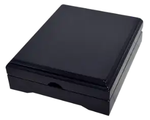 Wood Piano Finish Display Box - 1 Slab