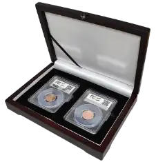 Universal Wood Display Box - 2 Slabs