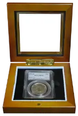 Wood Glass-Top Display Slab Box - 1 Slab Universal