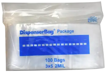 Zip Lock Bag - 3x5 (2 Mil)