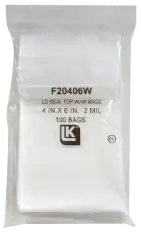 Zip Lock Bag - Write On - 4x6 (2 Mil)
