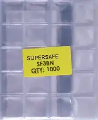 Bulk Supersafe 2.5x2.5 Coin Flips - 1000 per Pack