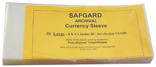 Safegard Large Currency Sleeve