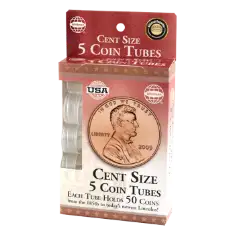 5 Round Coin Tube - Cent