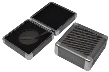 Aluminum Coin Capsule Box with Polish Corners
