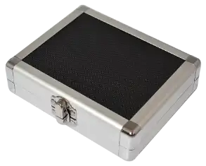 Falcon Series Single Slab Box - Black Aluminum