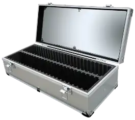 Falcon Series 50 Slab Box - Aluminum - Clear Top