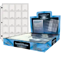 Guardhouse Shield Thumb Cut 20 Pocket (100 pack) Polypropylene Pages