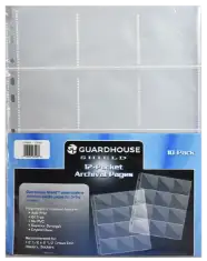 Guardhouse Shield 12 Pocket (10 pack) Polypropylene Pages