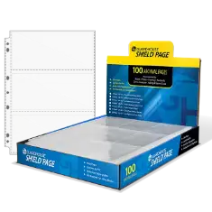 Guardhouse Shield 3 Pocket (100 pack) Polypropylene Pages