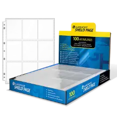 Guardhouse Shield 9 Pocket (100 pack) Polypropylene Pages