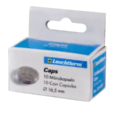 16.5mm - Coin Capsules (Pack of 10)