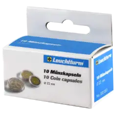 22mm - Coin Capsules (pack of 10)