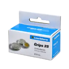25mm - Coin Capsules (pack of 10)