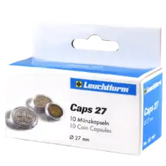 27mm - Coin Capsules (pack of 10)