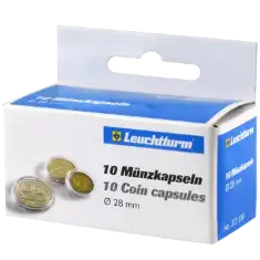 28mm - Coin Capsules (pack of 10)