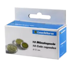 31mm - Coin Capsules (pack of 10)