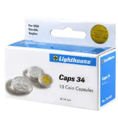 34mm - Coin Capsules (pack of 10)