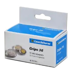 36mm - Coin Capsules (pack of 10)